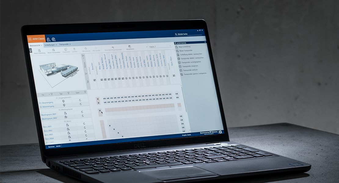 Simons Voss AXM – Hostet adgangskontrol i EU